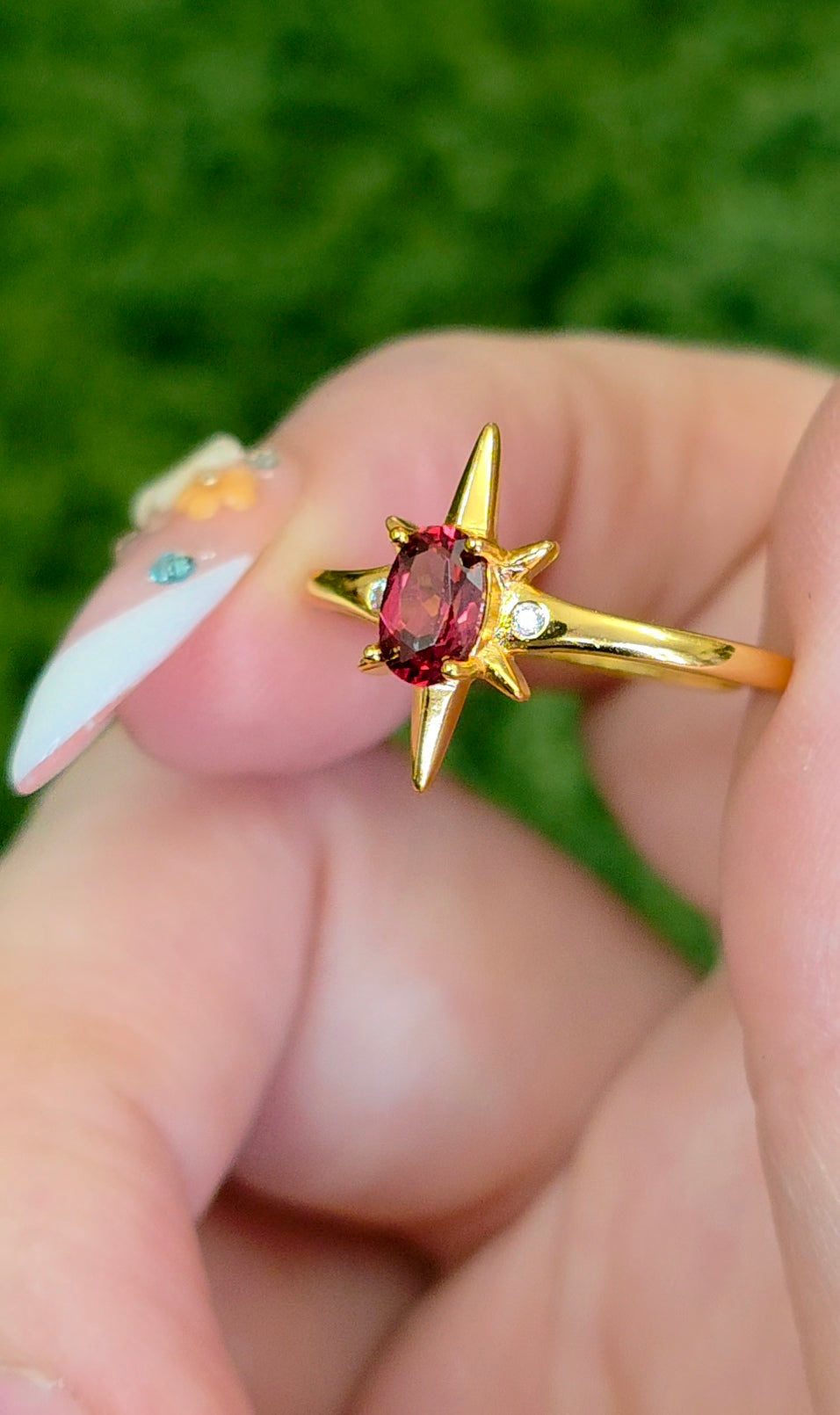 Garnet Starshine Ring A