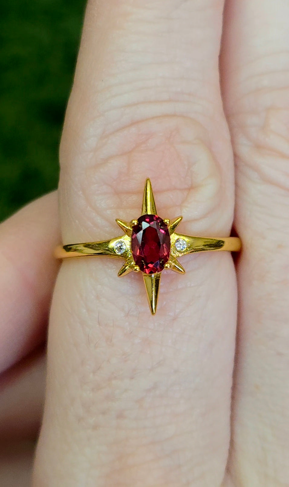 Garnet Starshine Ring A