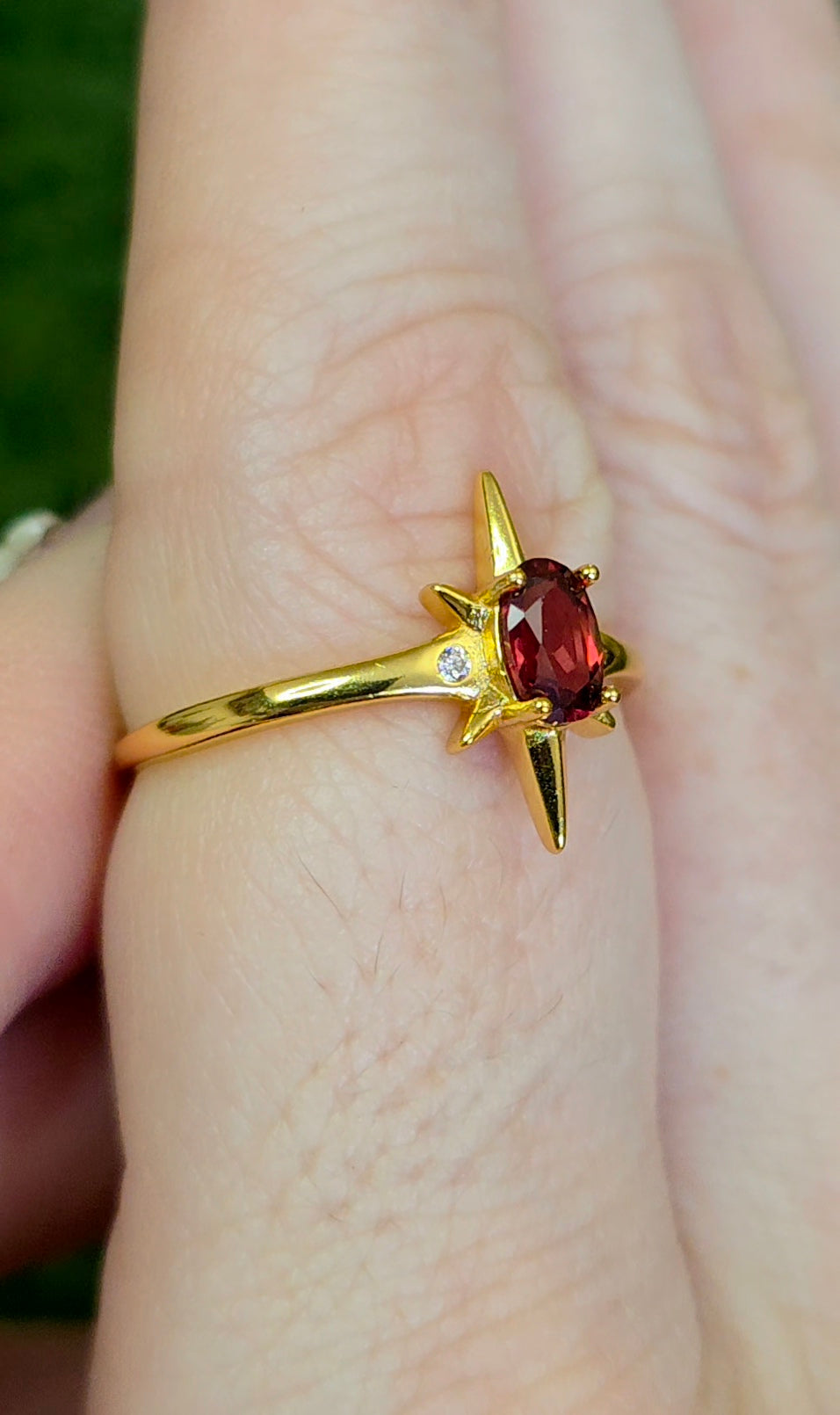 Garnet Starshine Ring A