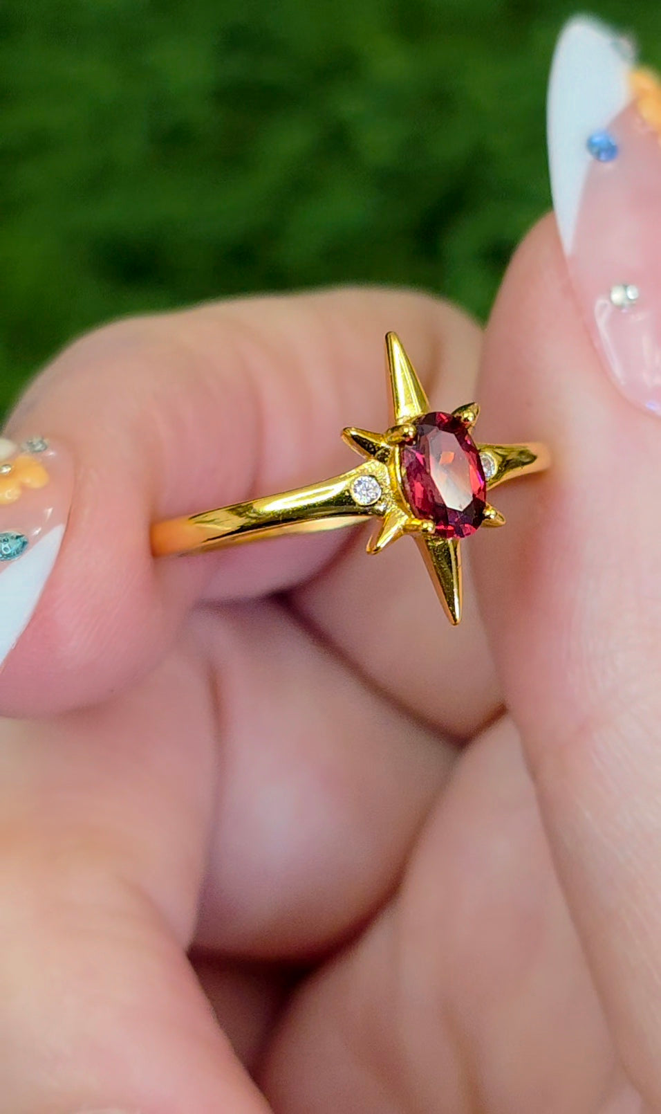 Garnet Starshine Ring A