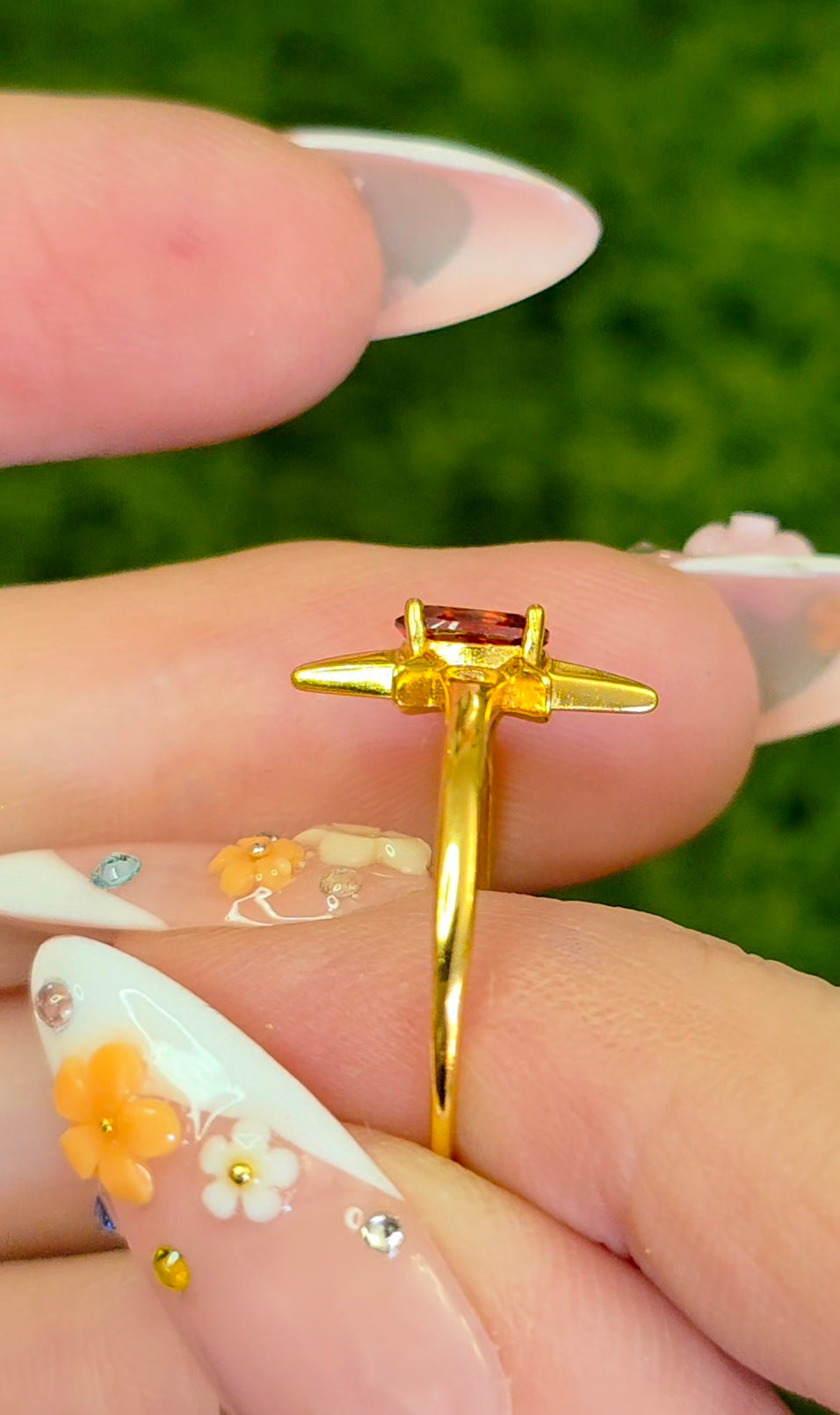 Garnet Starshine Ring A
