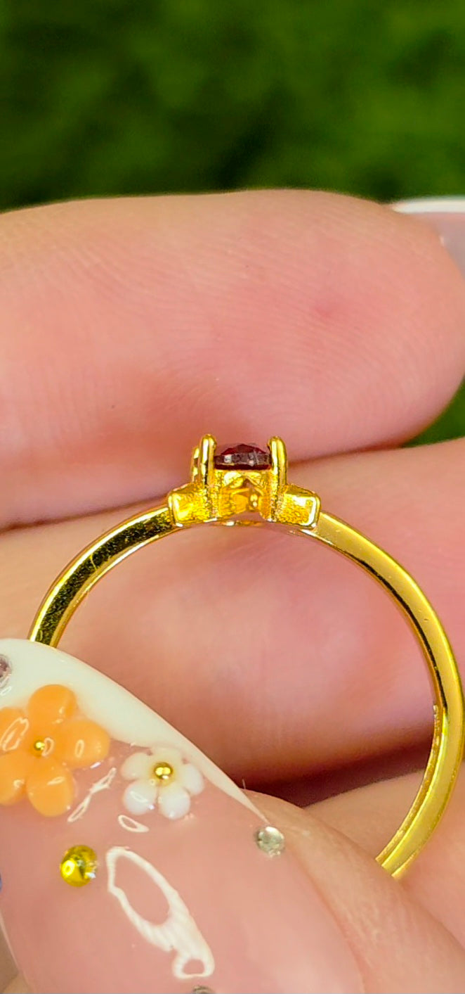 Garnet Starshine Ring A