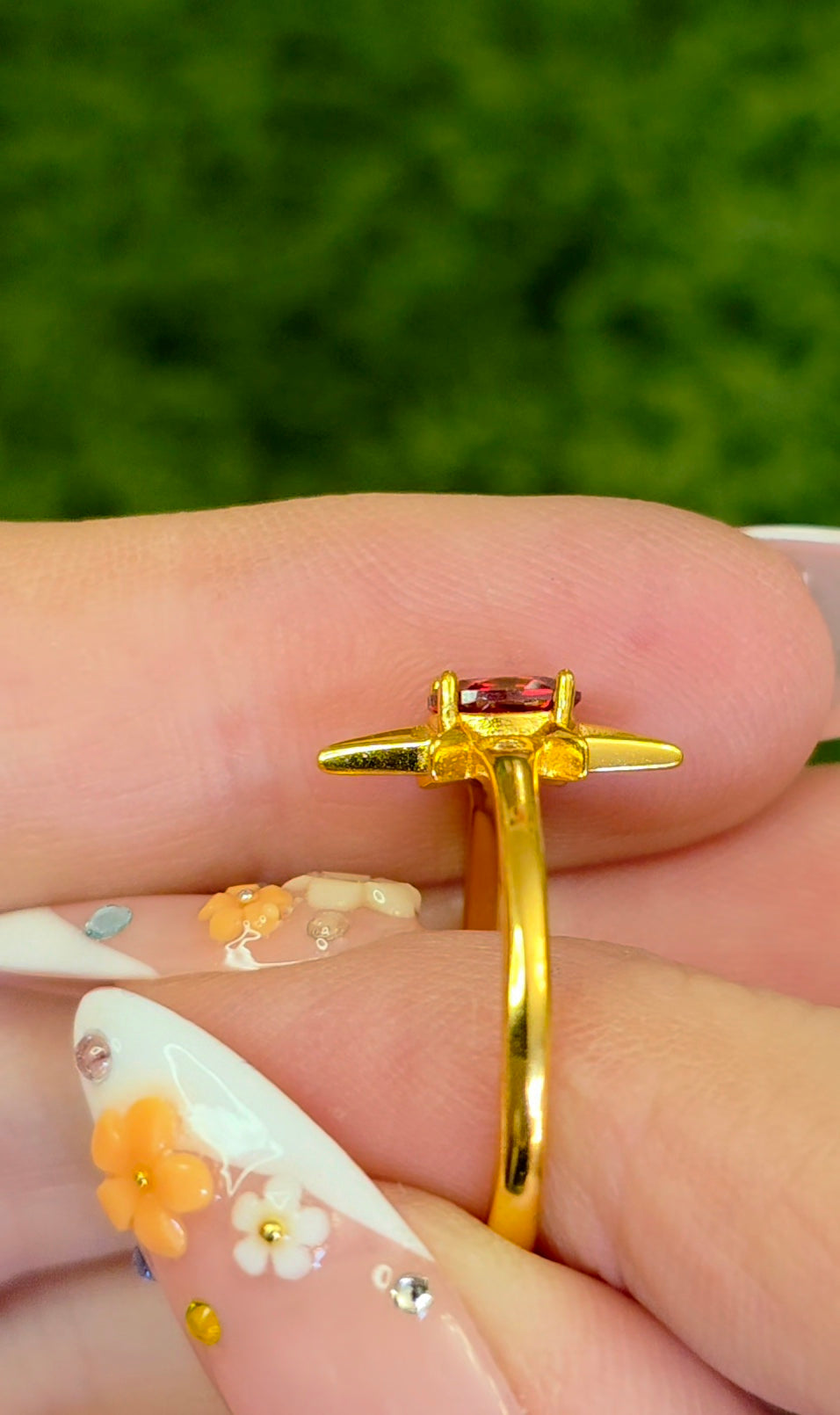 Garnet Starshine Ring A