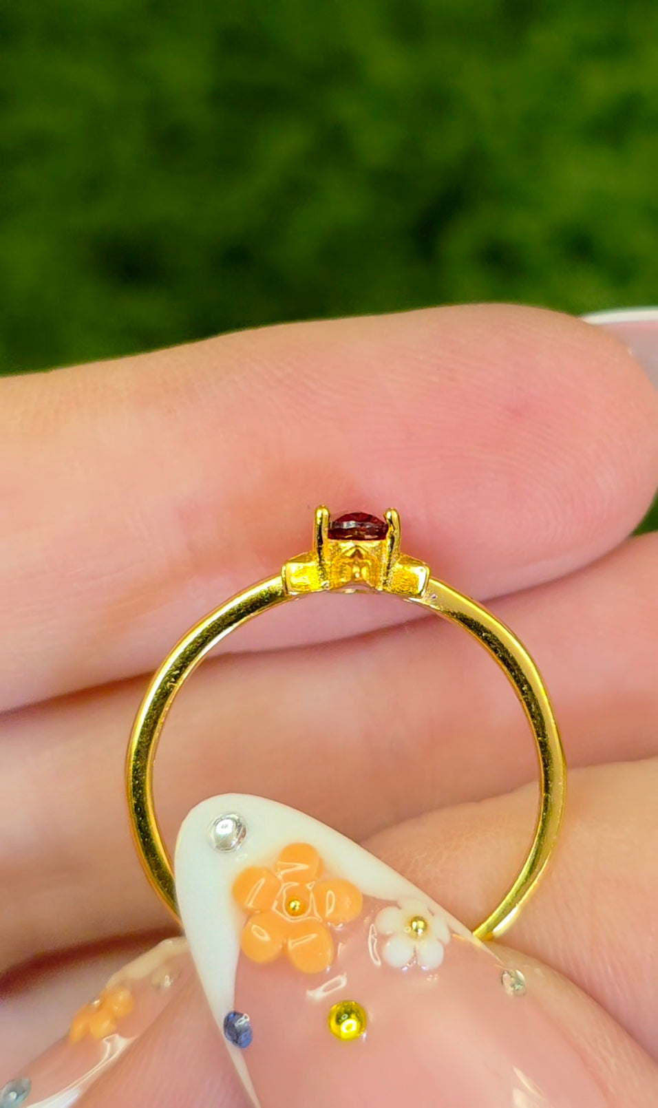 Garnet Starshine Ring A