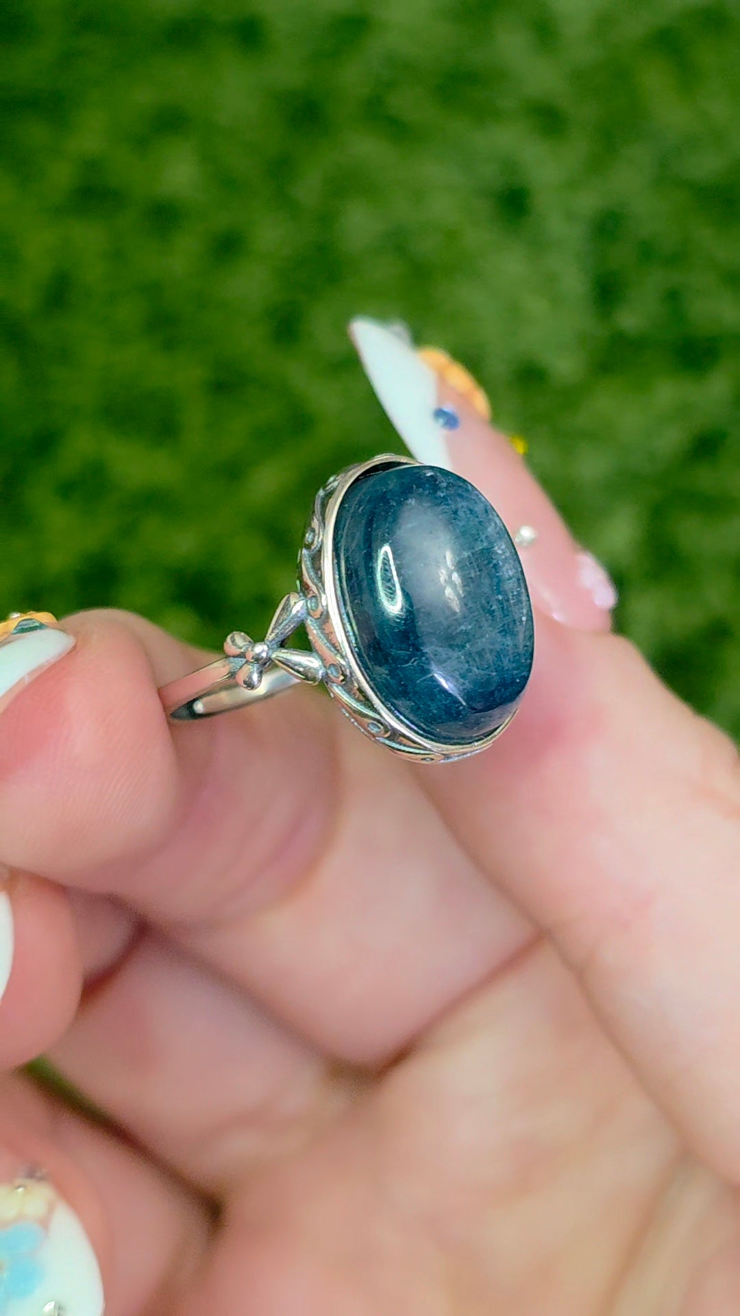 Blue Kyanite Ring