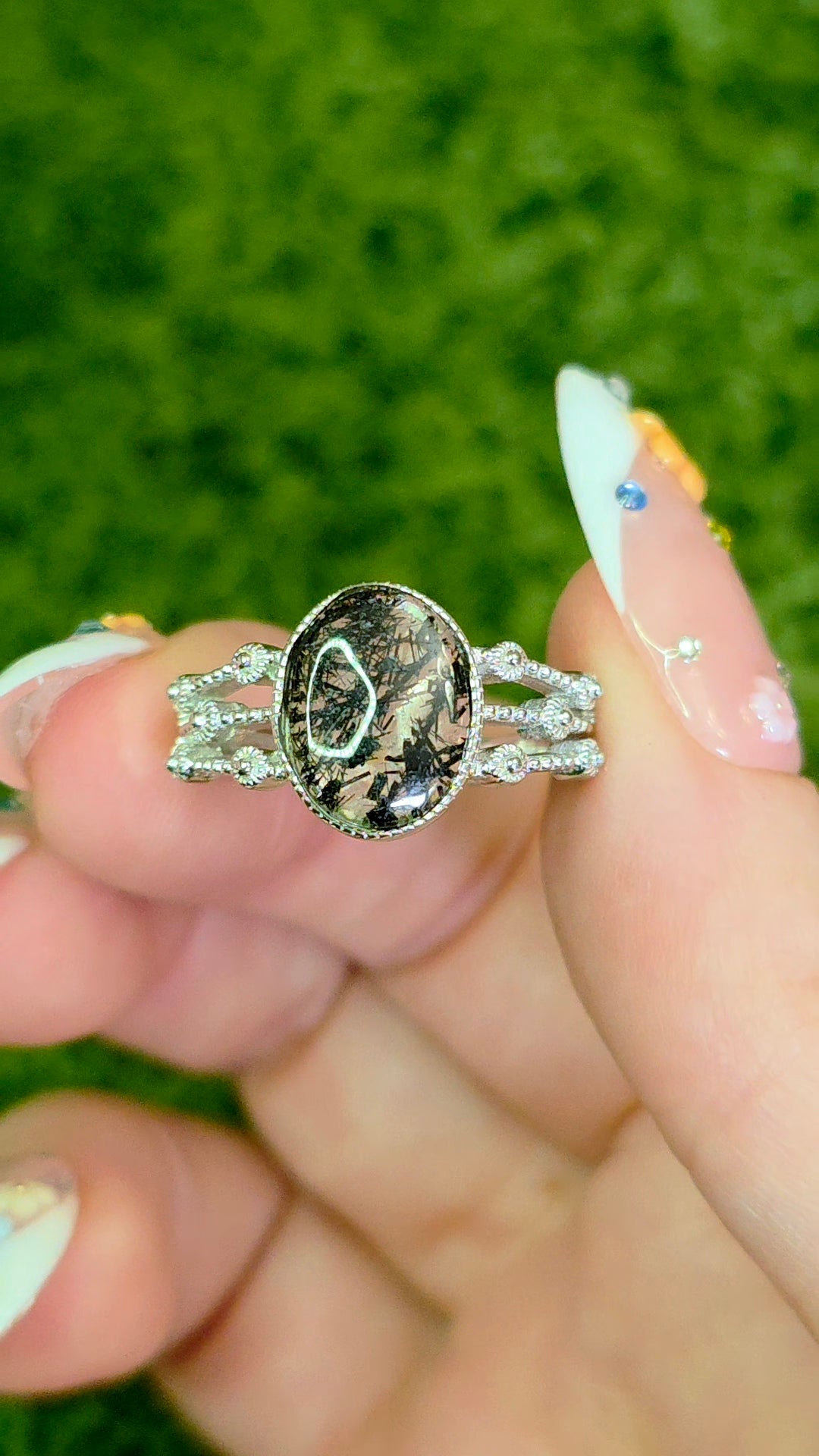 Black Rutile Ring B