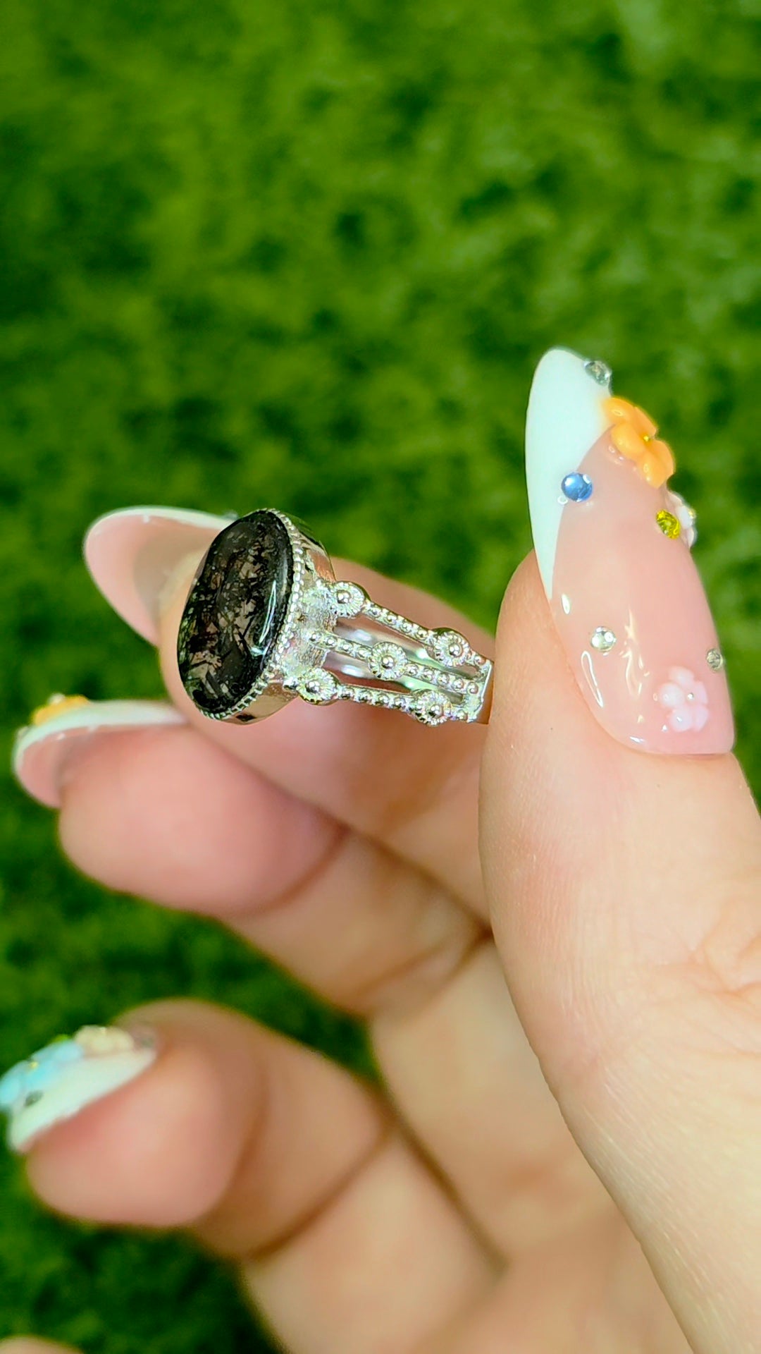 Black Rutile Ring B