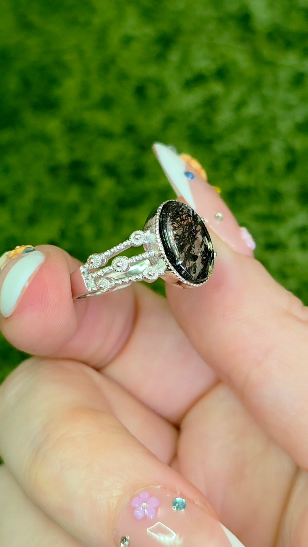 Black Rutile Ring B