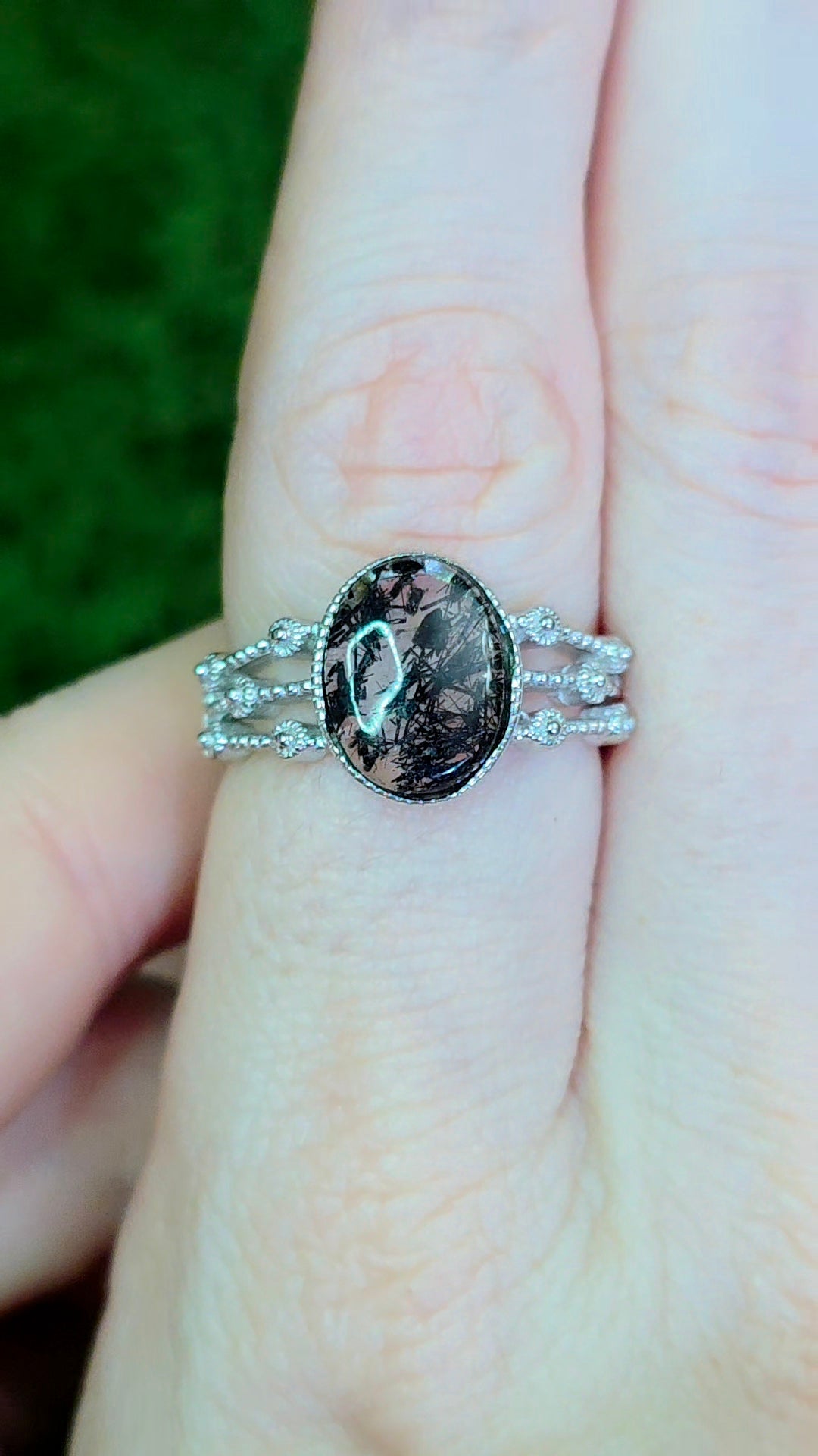 Black Rutile Ring B