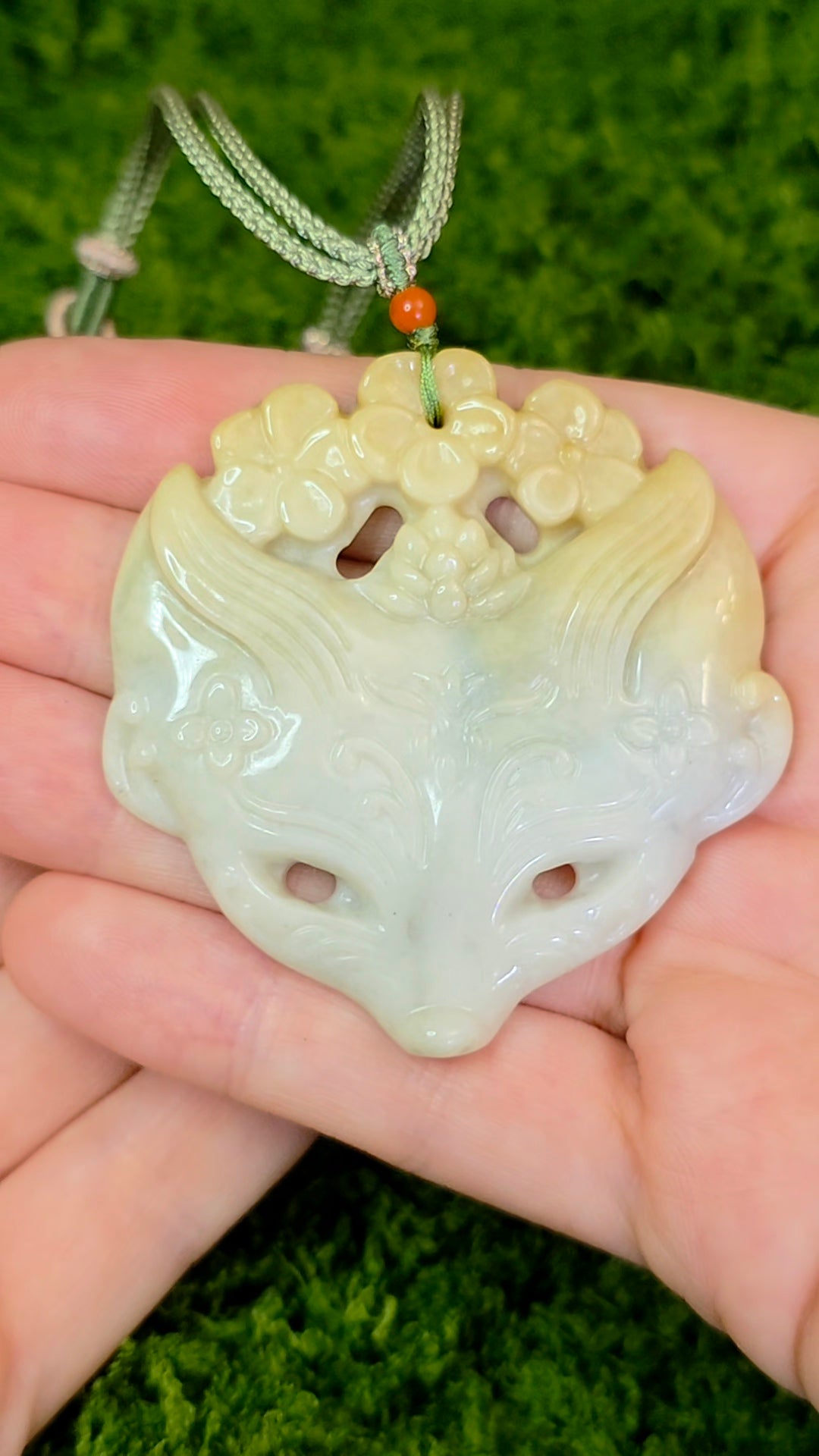 Fox Mask Pendant Necklace A