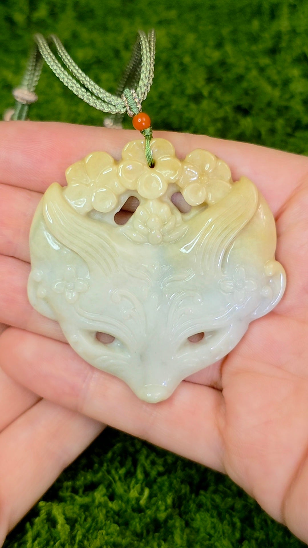 Fox Mask Pendant Necklace A