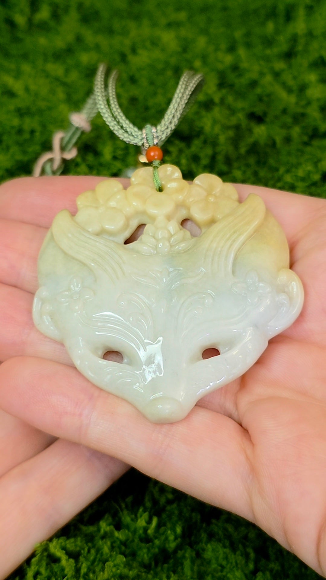 Fox Mask Pendant Necklace A