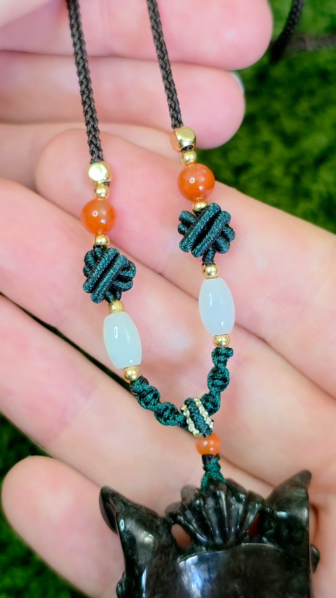 Fox Mask Pendant Necklace B