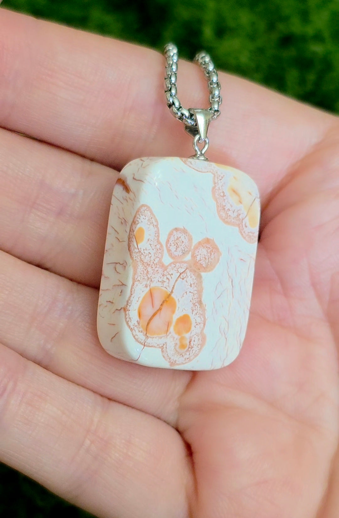 Jasper Tablet Pendant