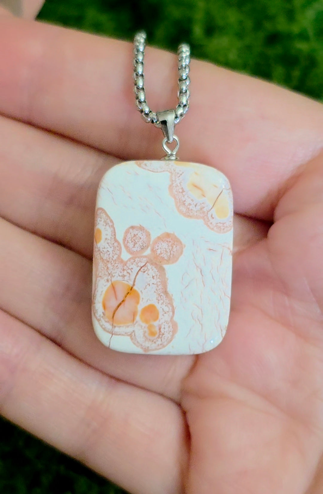 Jasper Tablet Pendant