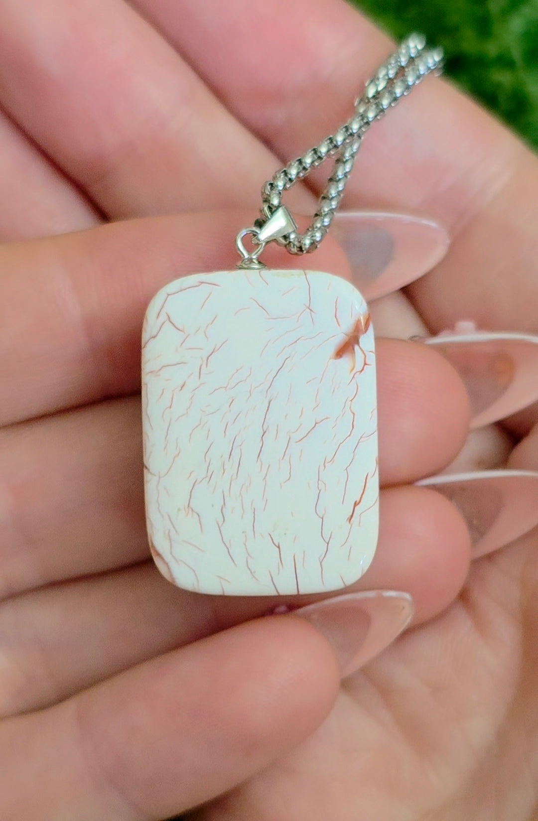 Jasper Tablet Pendant