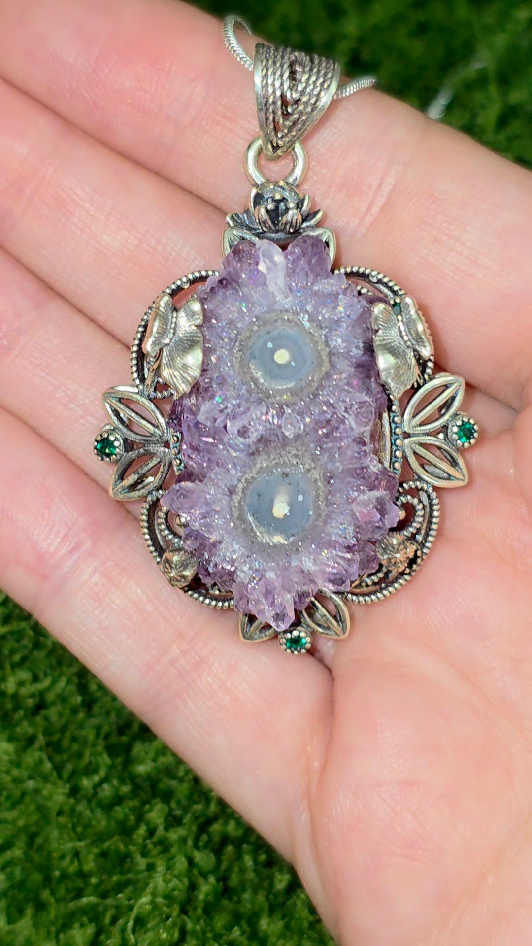 Amethyst Stalactite Pendant