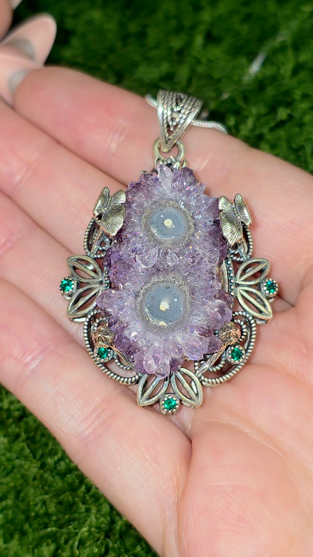 Amethyst Stalactite Pendant