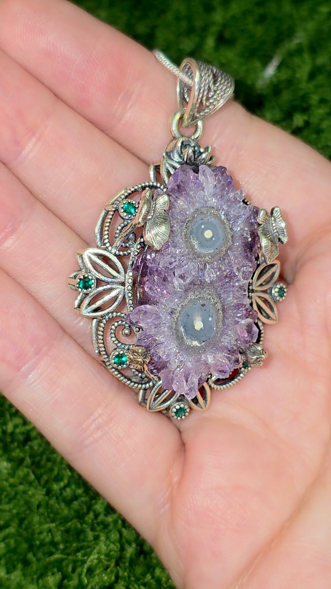 Amethyst Stalactite Pendant
