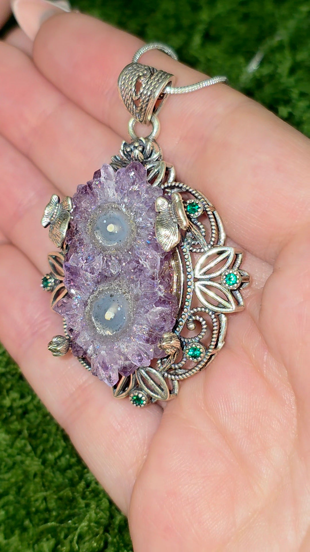 Amethyst Stalactite Pendant
