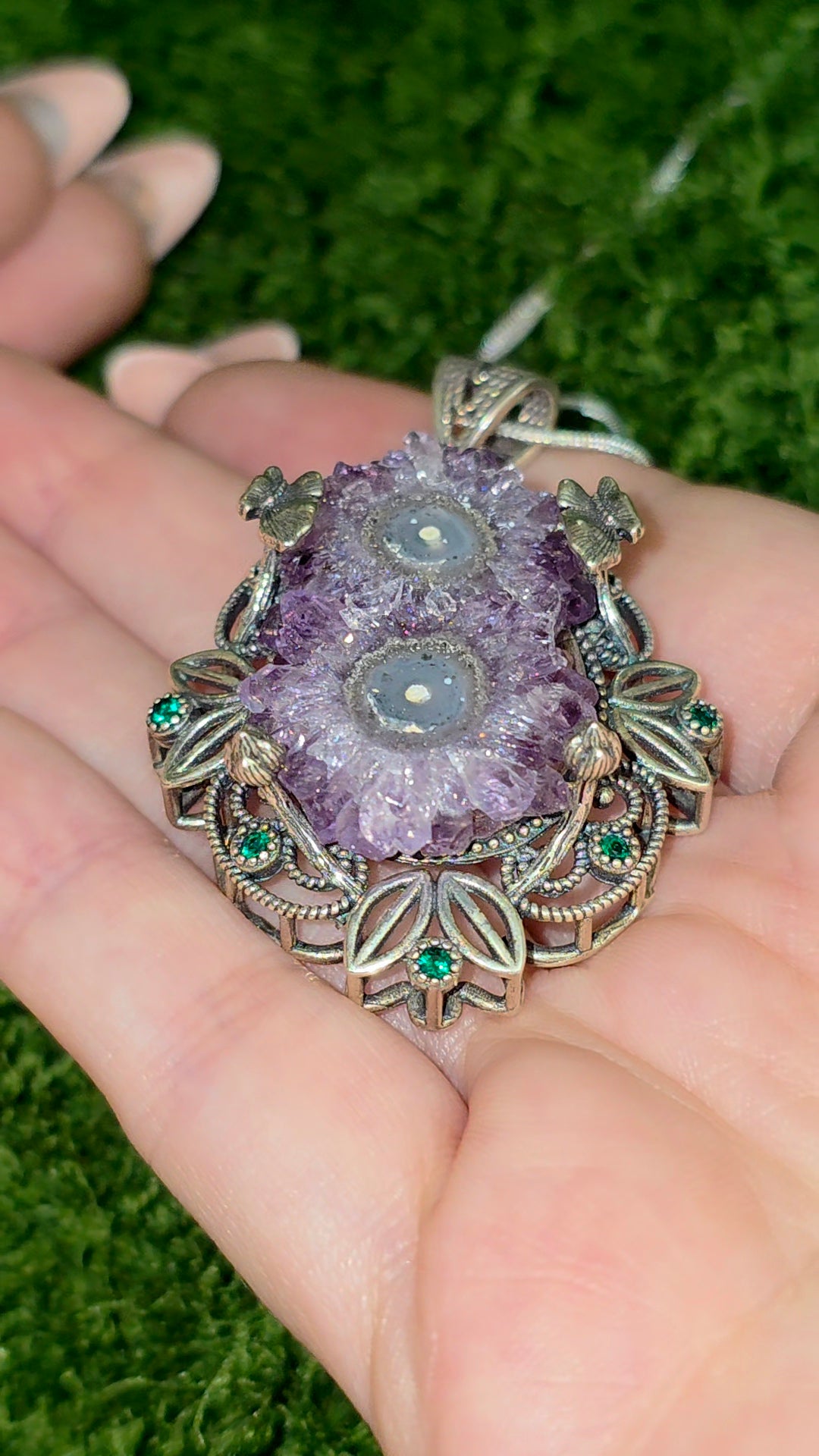 Amethyst Stalactite Pendant