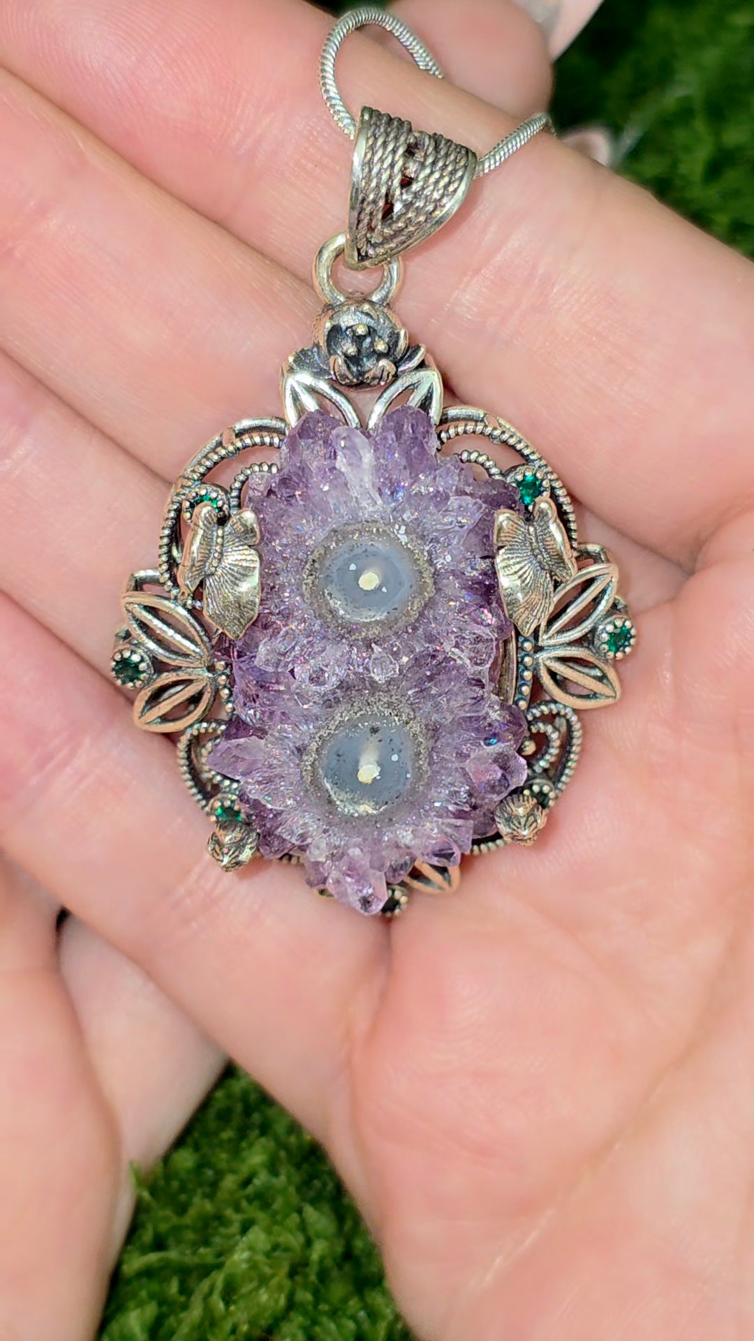Amethyst Stalactite Pendant