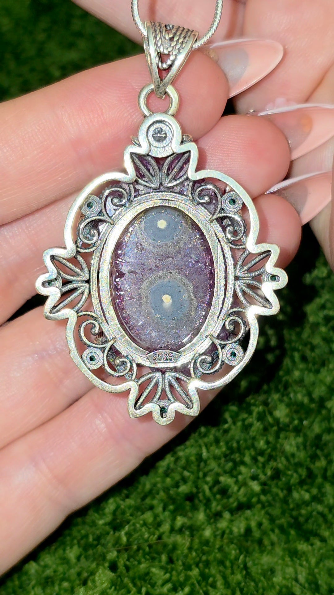 Amethyst Stalactite Pendant