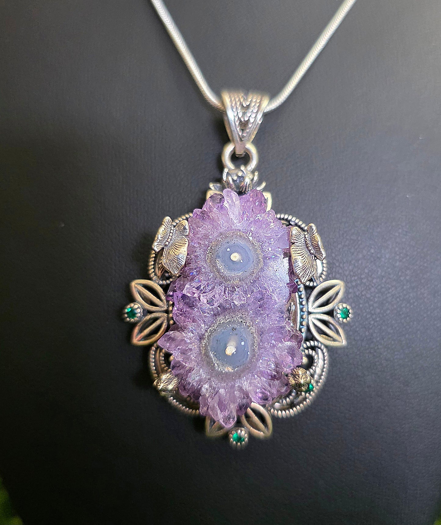 Amethyst Stalactite Pendant