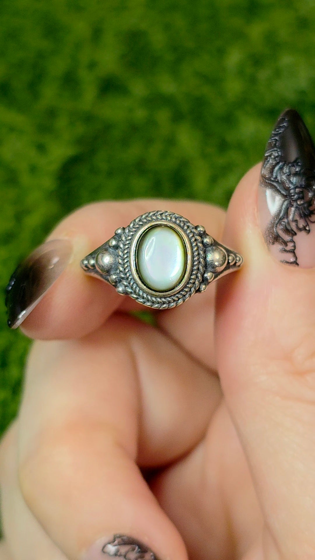 Black Shell Ring