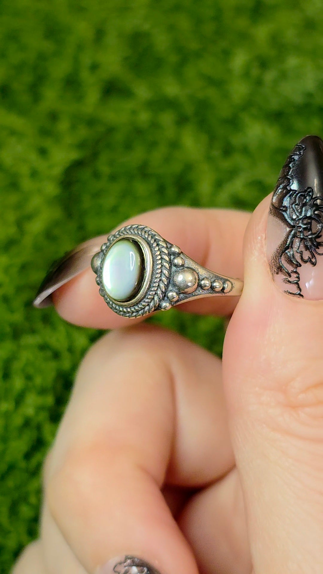 Black Shell Ring