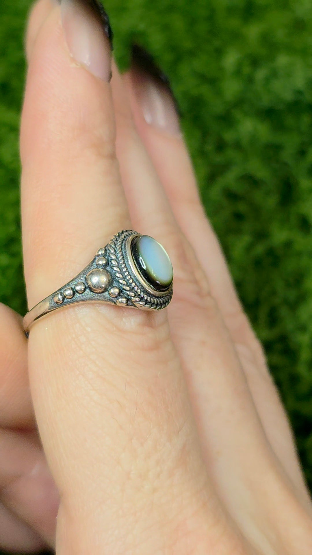 Black Shell Ring