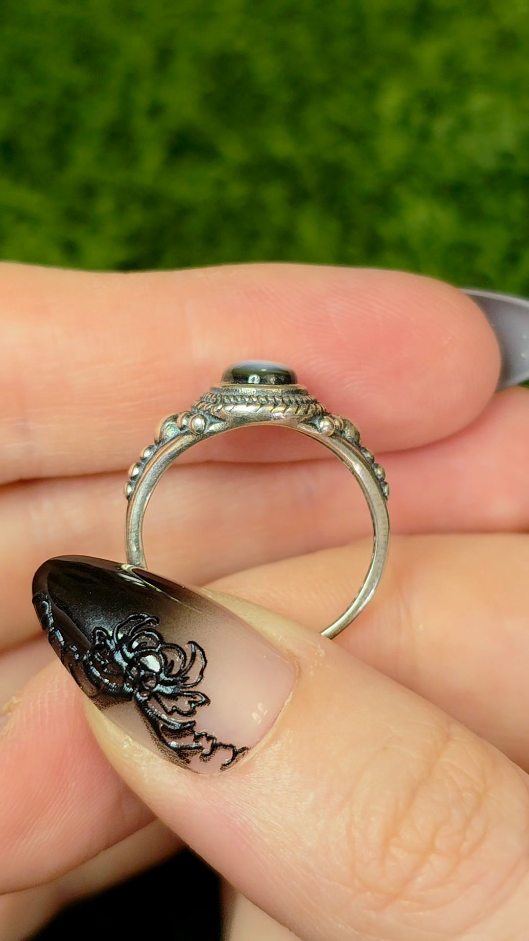 Black Shell Ring