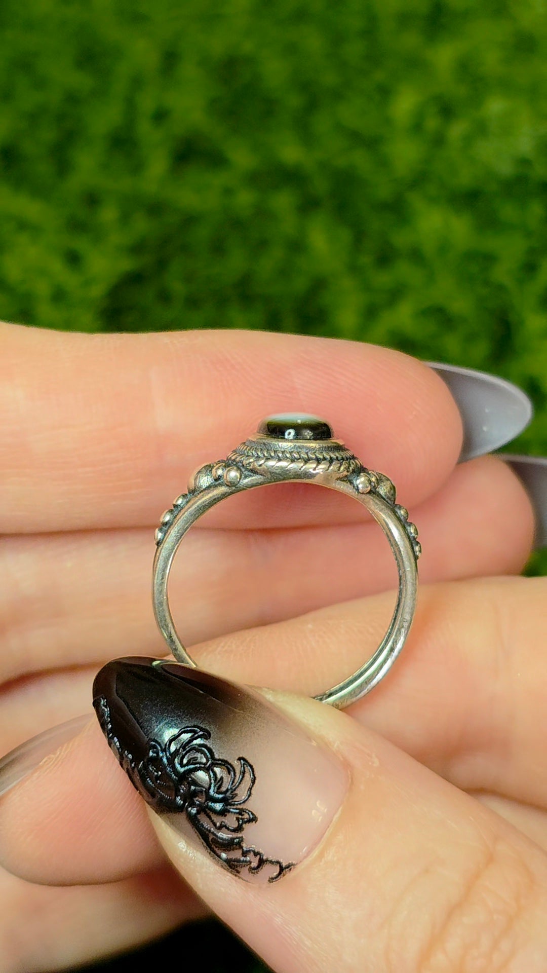 Black Shell Ring