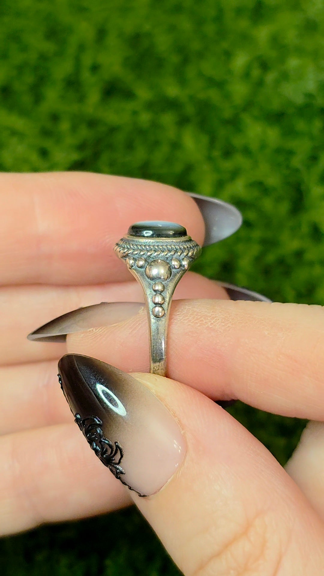 Black Shell Ring