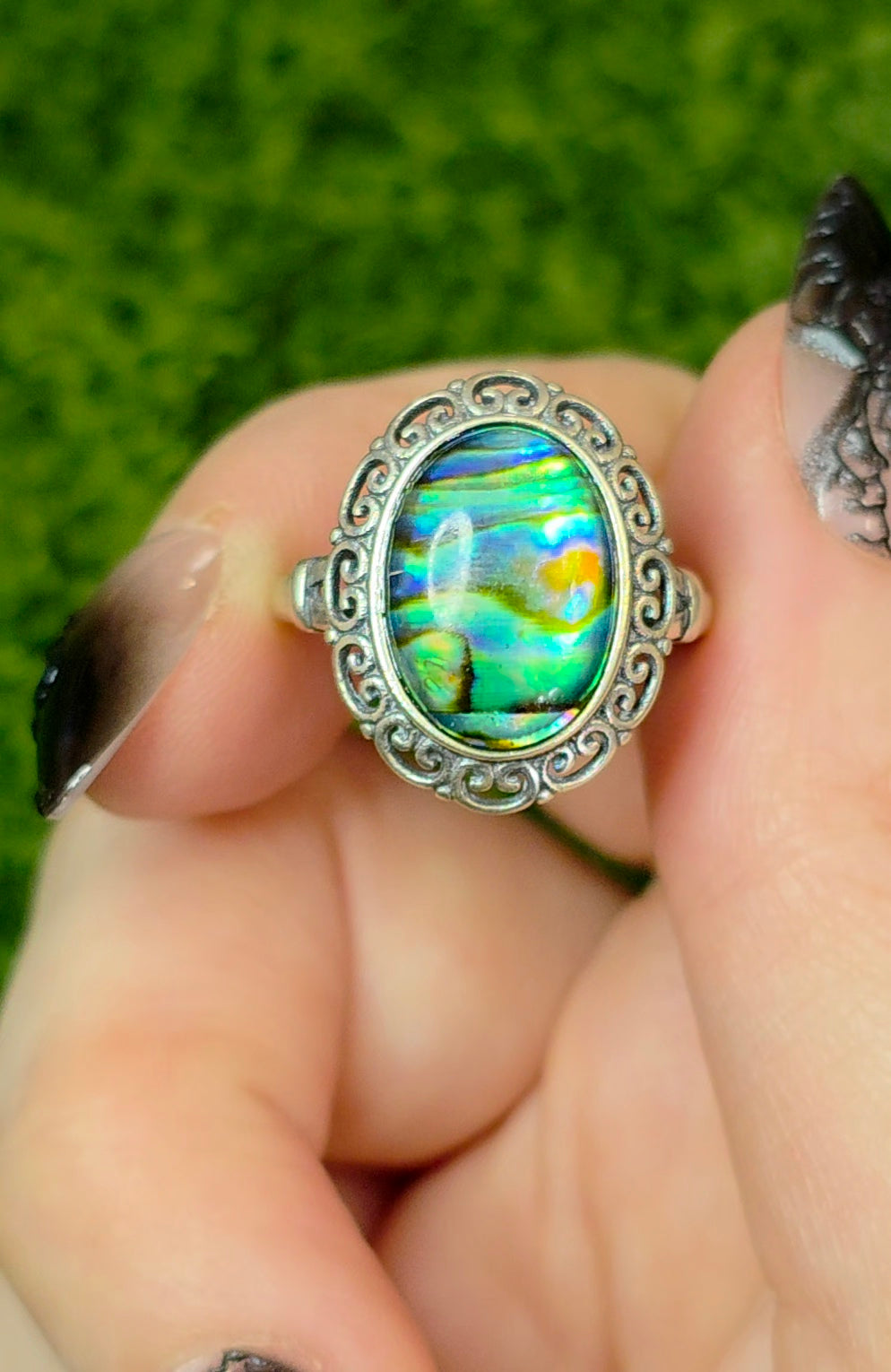 Abalone Shell Ring B