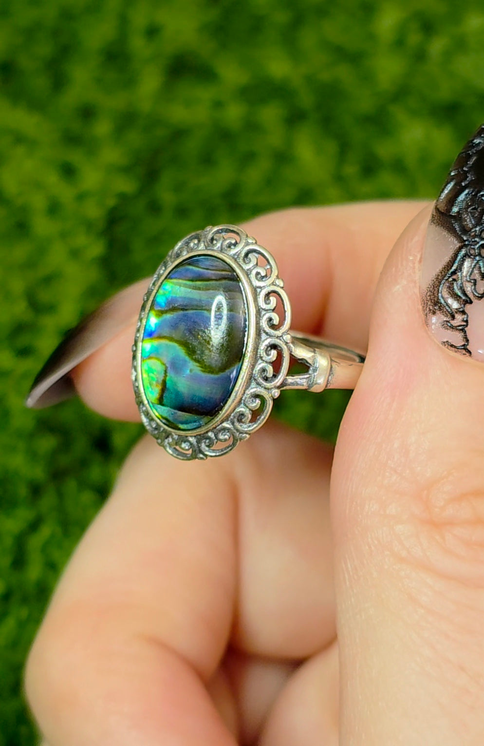 Abalone Shell Ring B