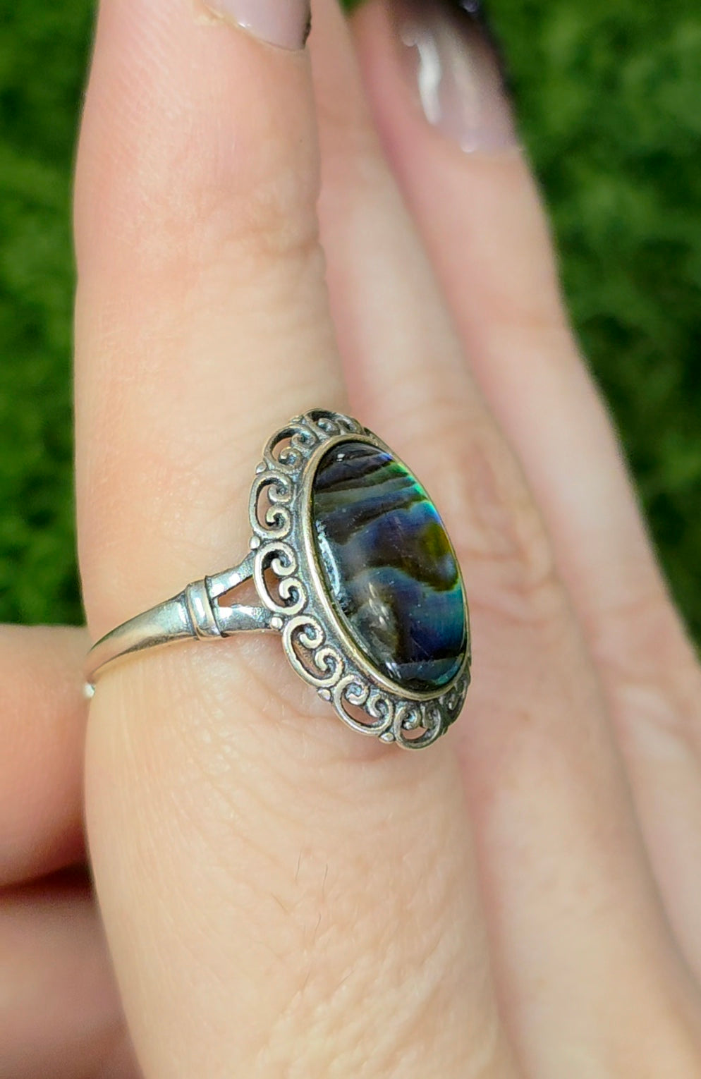 Abalone Shell Ring B