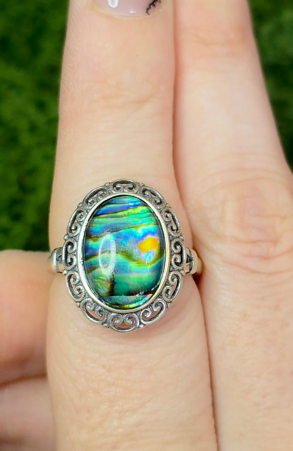 Abalone Shell Ring B
