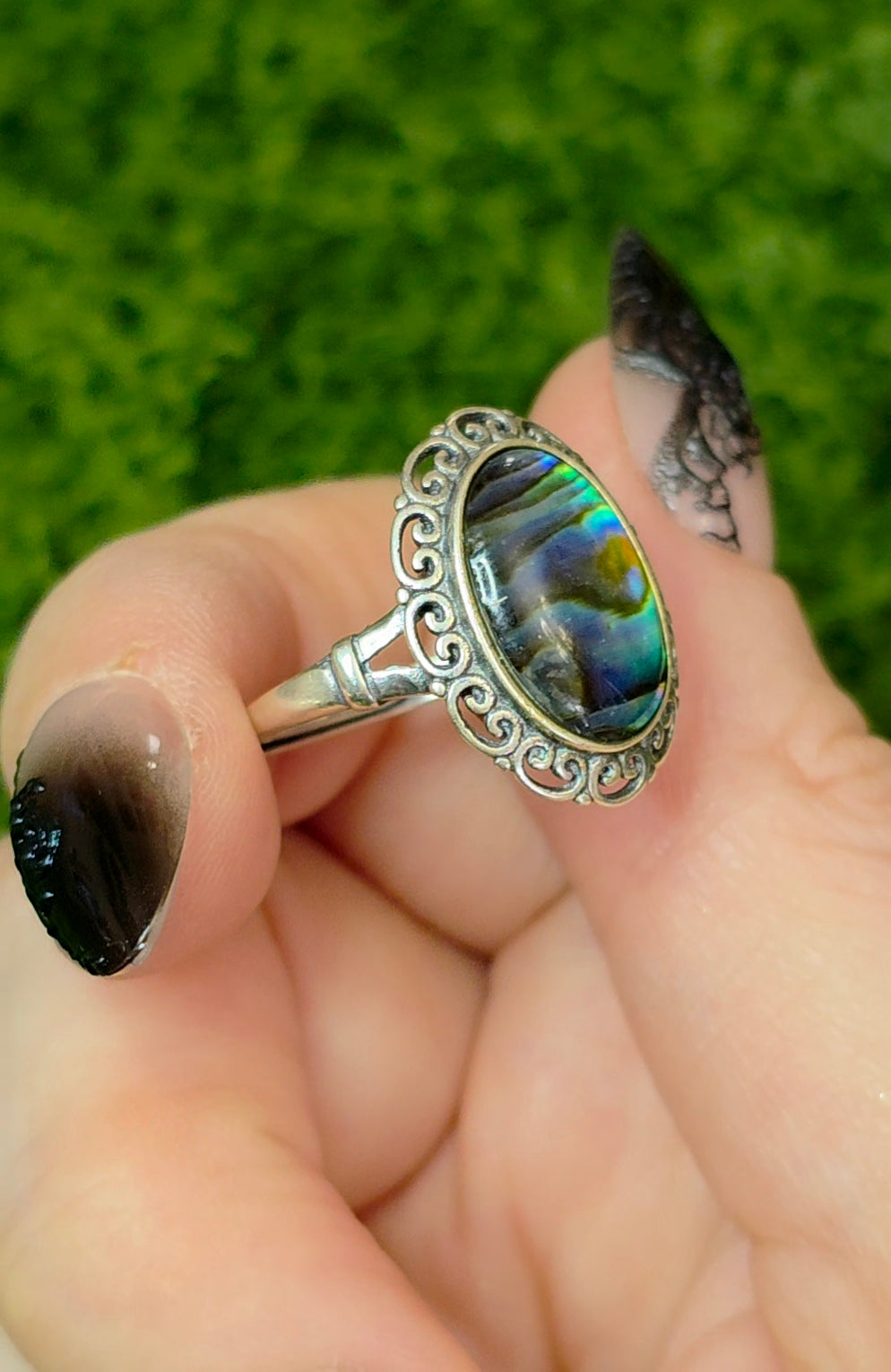 Abalone Shell Ring B