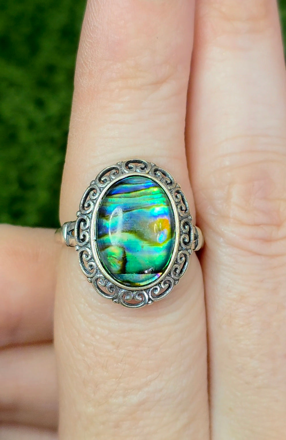 Abalone Shell Ring B