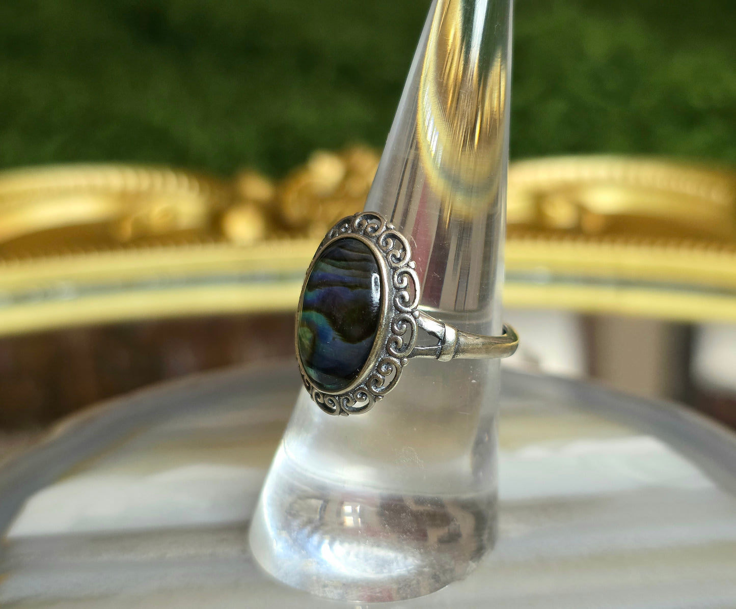 Abalone Shell Ring B
