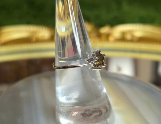 Smokey Quartz Star Ring B