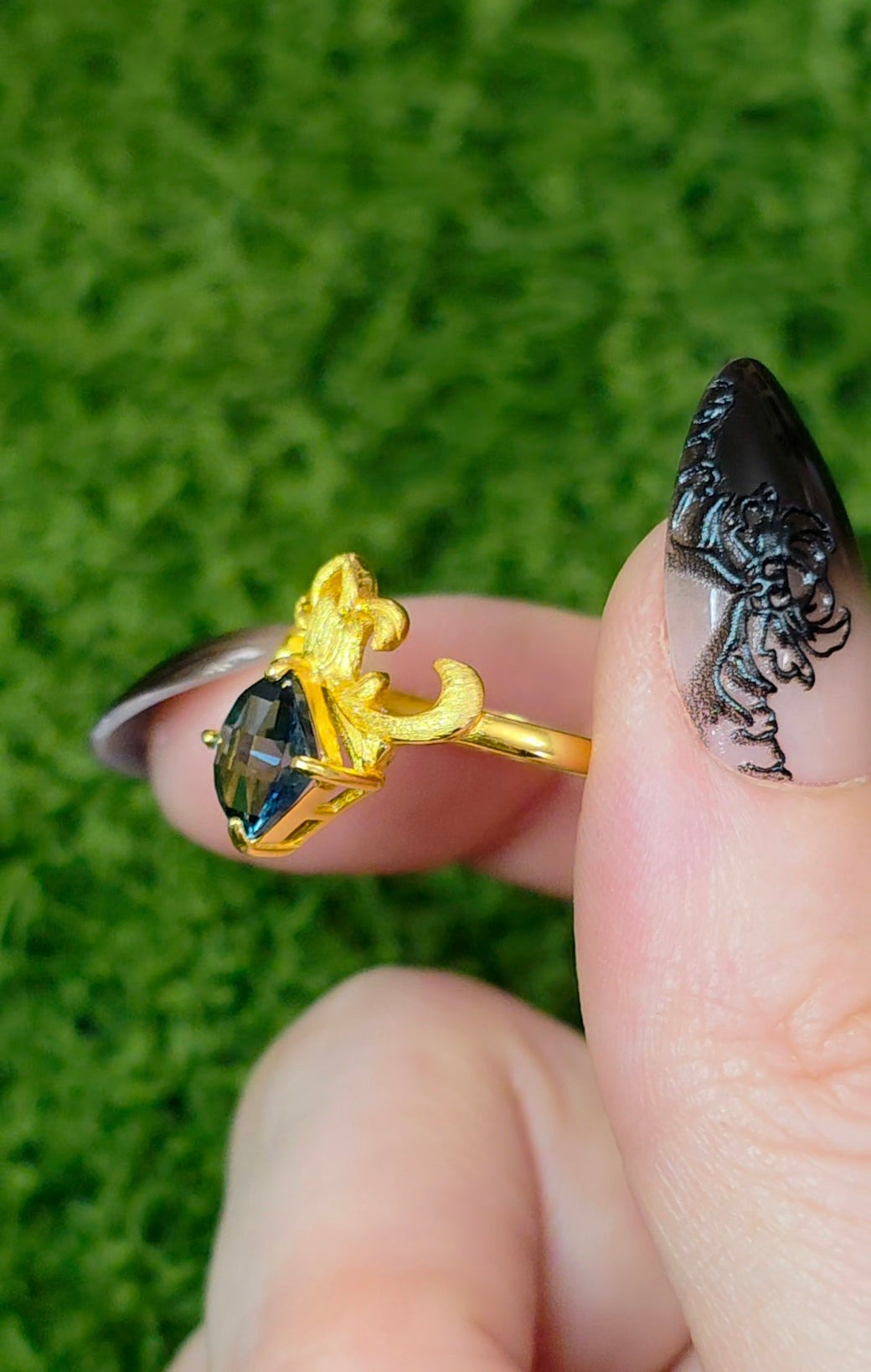 Swiss Blue Topaz Ring
