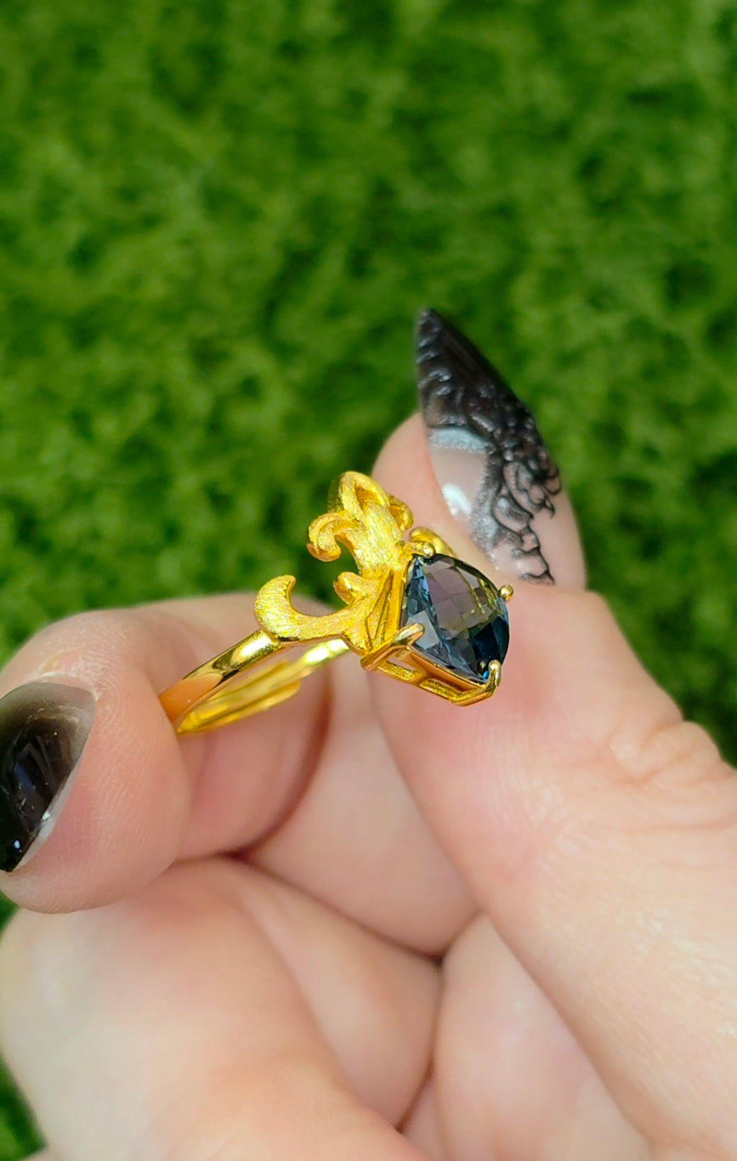 Swiss Blue Topaz Ring