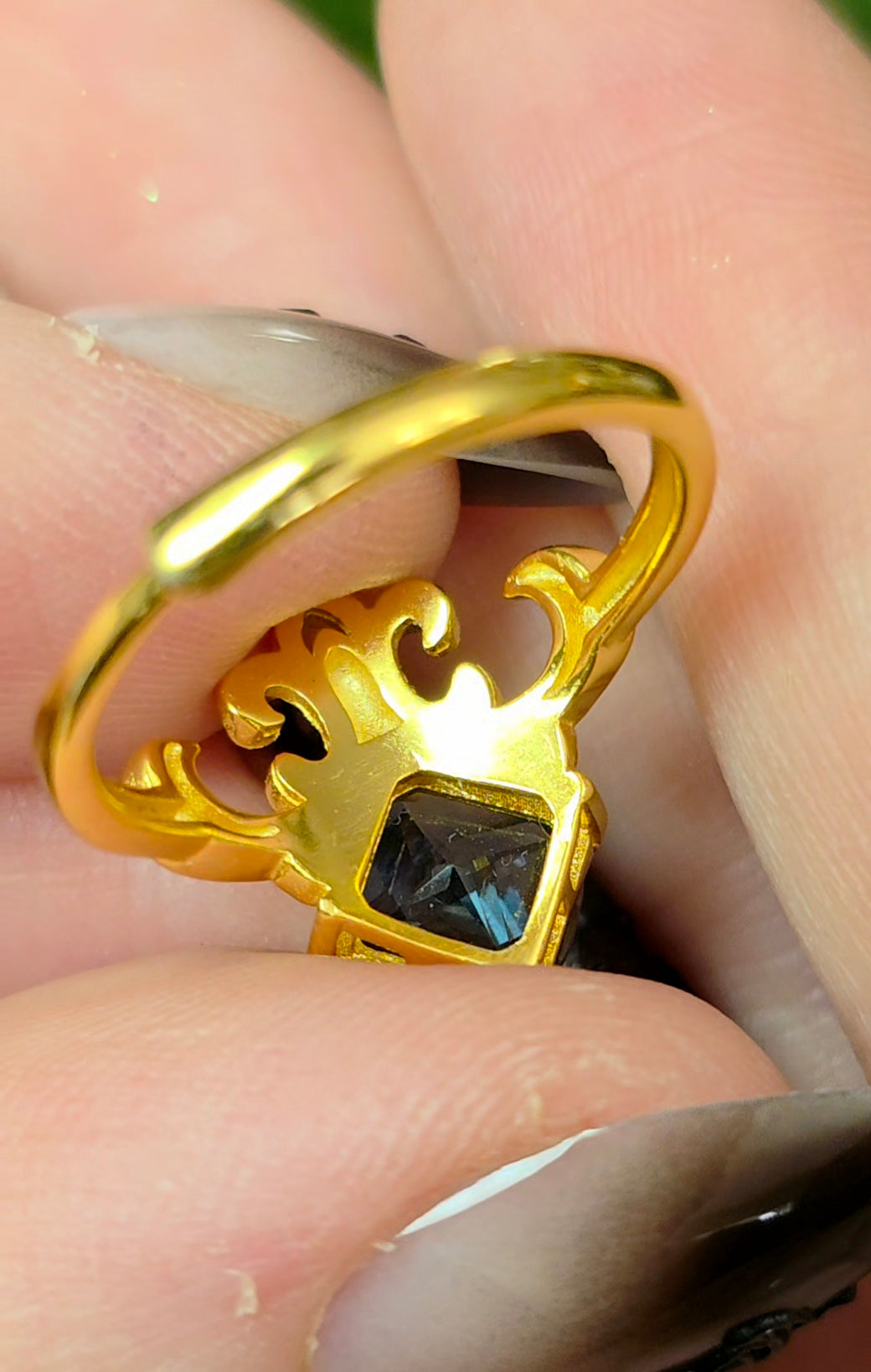 Swiss Blue Topaz Ring