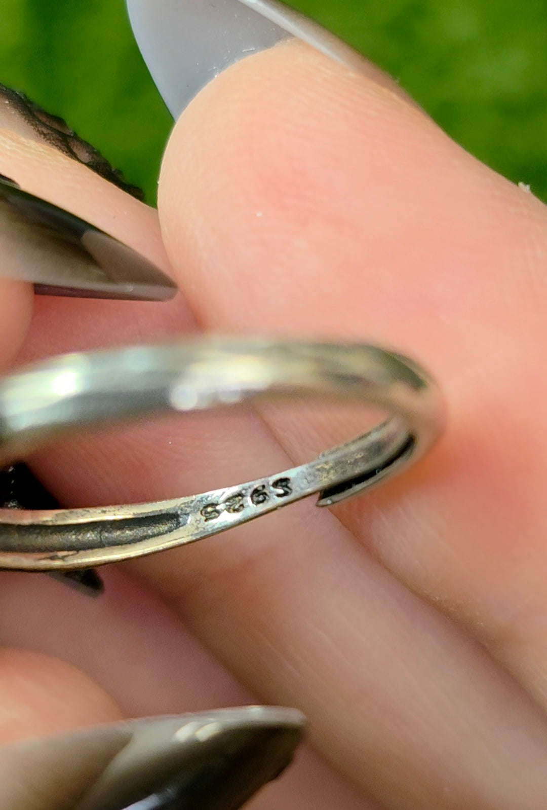 Amethyst Witch's Eye Ring