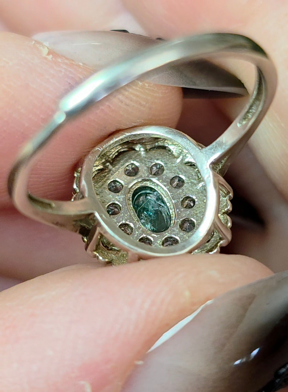 Emerald Cabochon Ring