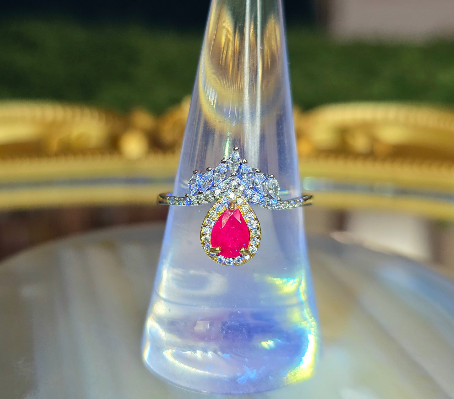 Ruby Tiara Ring
