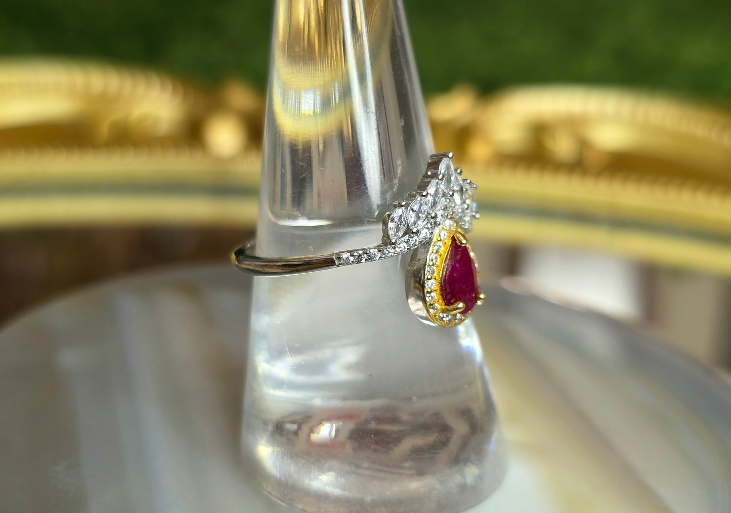 Ruby Tiara Ring