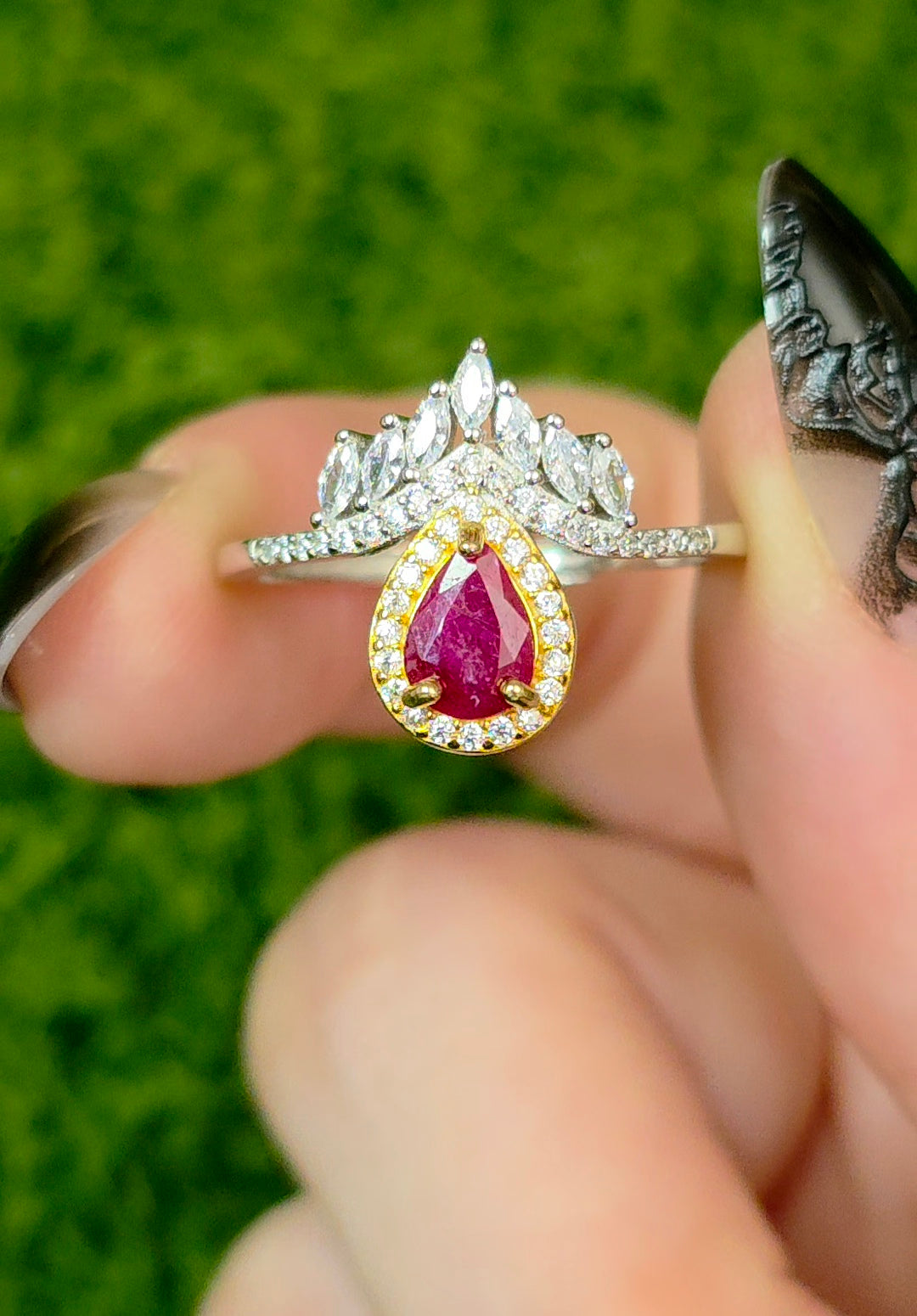 Ruby Tiara Ring